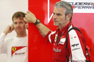 April 18, 2015 - Sakhir, Bahrain - Maurizio Arrivabene (ITA, Scuderia Ferrari) (Credit Image: ZUMAPRESS.com/Global Look Press)